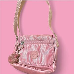 Pink Kipling Crossbody Bag